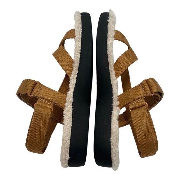 Everlane The Renew Teddy Sport Faux Fur Lined Outdoor Casual Sandals Women’s 7 - Picture 11 of 16